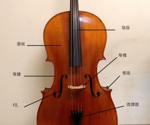 學習大提琴，先了解大提琴各部位名稱才能快速進步!